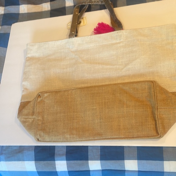 NWT Mud Pie Beach Tote - Picture 5 of 6